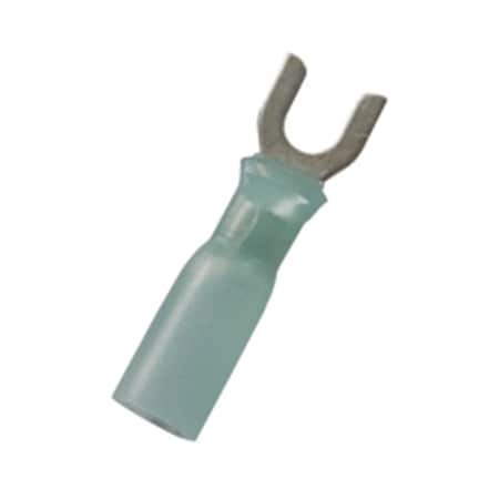 Hi-Tec Fork Terminal, 14 AWG, Blue, 10 PK HI326058